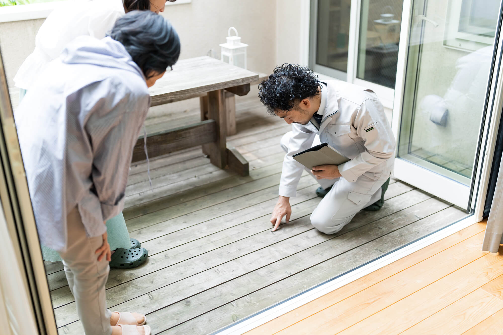 ウッドデッキの修理前に確認すること